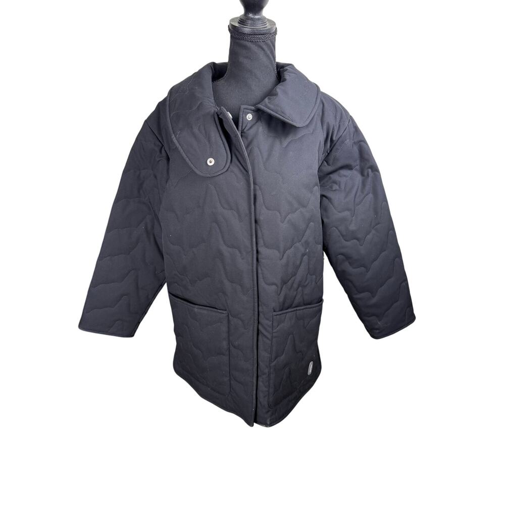 BASS OUTDOOR Women's Quilted Long-Sleeve Jacket BLACK NWT SIZE M - Picture 5 of 11